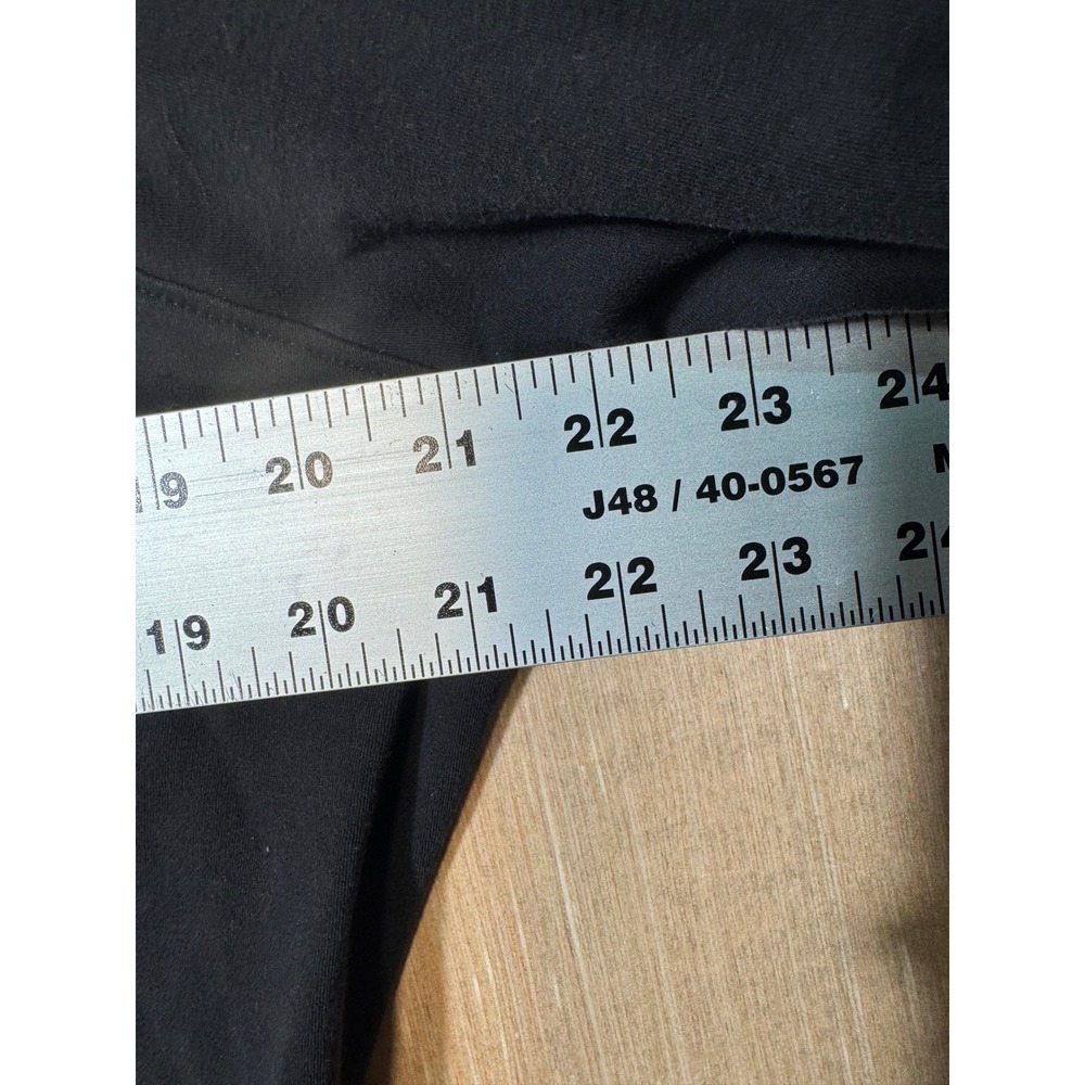 Lunya Black Pima Cotton Long Sleeve Top Womens Size M - Picture 3 of 6